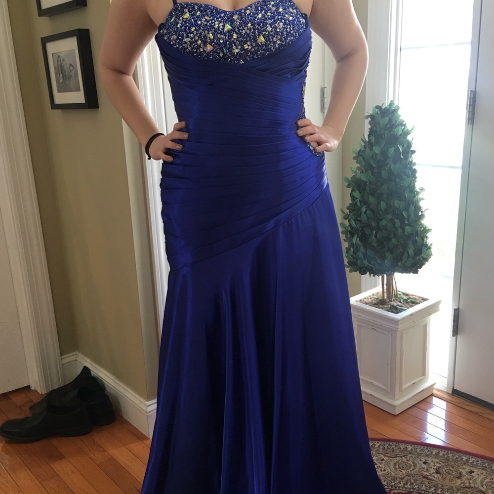 Royal Blue Prom Dress size 13/14 juniors